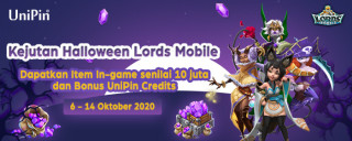 Kejutan Halloween Lords Mobile, dapatkan hadiah Item In-game senilai 10 juta!